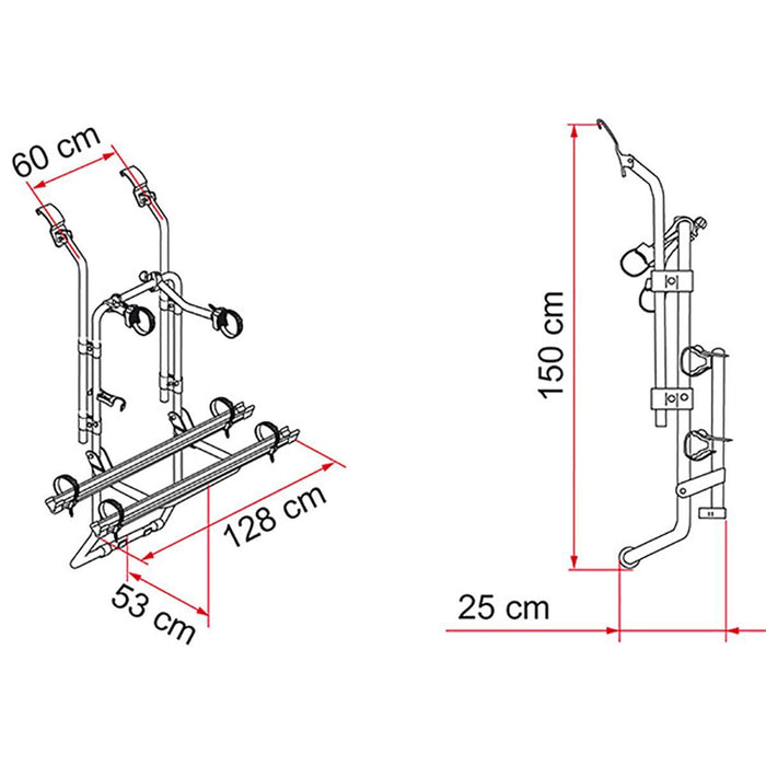 02093A60A CARRY BIKE TRANSIT Fiamma  - Dynamic Drive