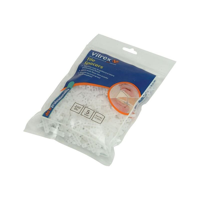 Vitrex Floor Tile Spacers 4mm (Pack 500) Vitrex - Dynamic Drive