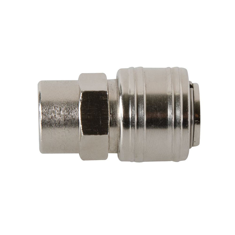 Silverline Euro Air Line Female Thread Quick Coupler 1/4" BSP Silverline - Dynamic Drive