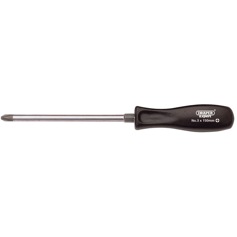 Draper Cross Slot Mechanic's Screwdriver, No.3 x 150mm 19534 Draper - Dynamic Drive