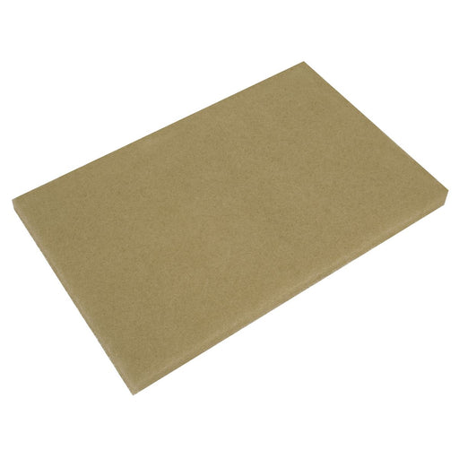 Sealey Tan Buffer Pads 12 x 18 x 1" Pack of 5 TBP1218 Sealey - Dynamic Drive