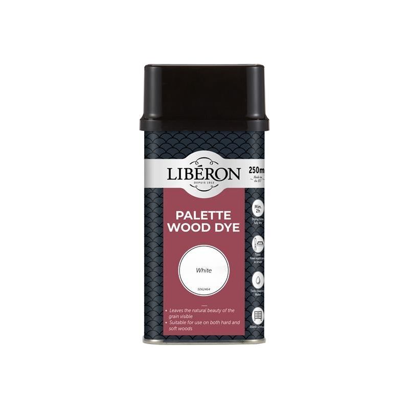 Liberon Palette Wood Dye White 250ml Liberon - Dynamic Drive
