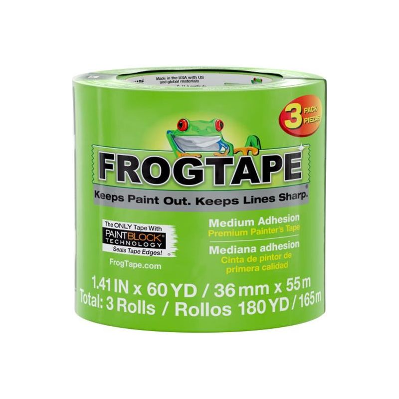 Shurtape FrogTape® Multi-Surface Masking Tape 36mm x 55m (3 Pack) Shurtape - Dynamic Drive