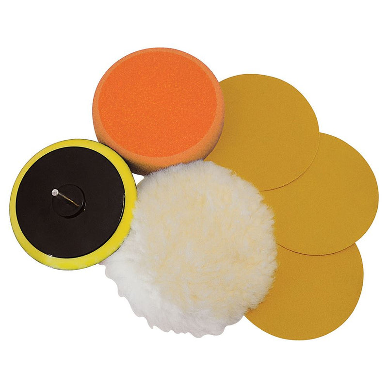 Silverline Sanding & Polishing Kit 6pce 125mm Silverline - Dynamic Drive
