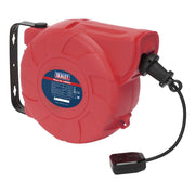 Sealey Cable Reel System Retractable 25m 1 x 230V Socket CRM251 Sealey - Dynamic Drive