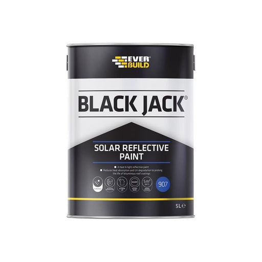 Everbuild Sika Black Jack® 907 Solar Reflective Paint 5 litre Everbuild Sika - Dynamic Drive