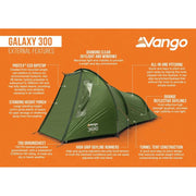 Vango Galaxy 300 Tent Forest Green Vango - Dynamic Drive