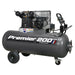Sealey Air Compressor 200L Belt Drive 3hp with Front Control Panel SAC3203B Sealey - Dynamic Drive