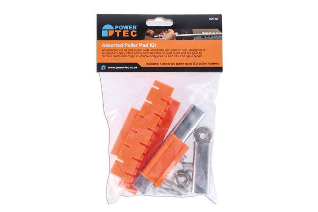 Powertec Assorted Puller Pad Kit - 92678 Powertec - Dynamic Drive