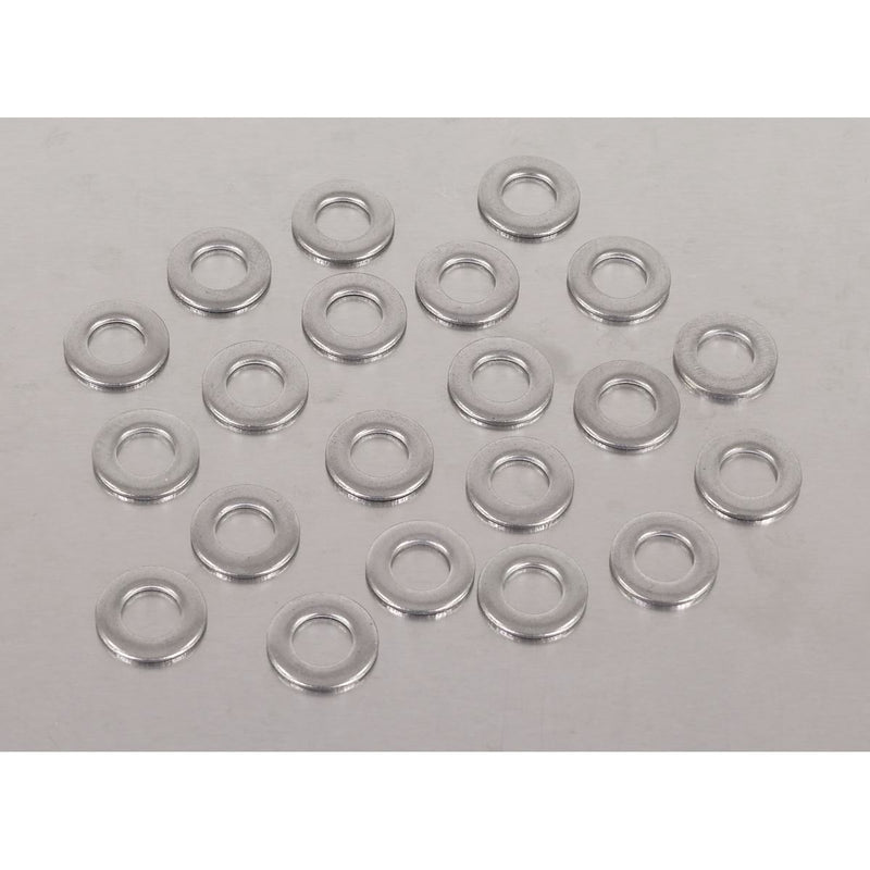 Sealey Flat Washer Stainless Steel M8, DIN 125 - Pack of 100 SSW8 Sealey - Dynamic Drive