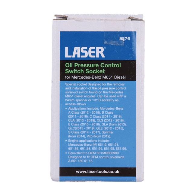 Laser Oil Pressure Control Switch Socket - for Mercedes-Benz M651 Diesel 8376 Laser - Dynamic Drive