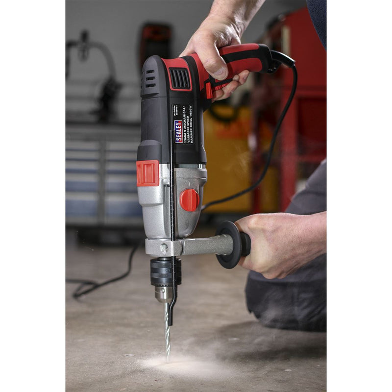 Sealey Hammer Drill13mm 2 Mechanical/Variable Speed 1050W/230V SD1000 Sealey - Dynamic Drive