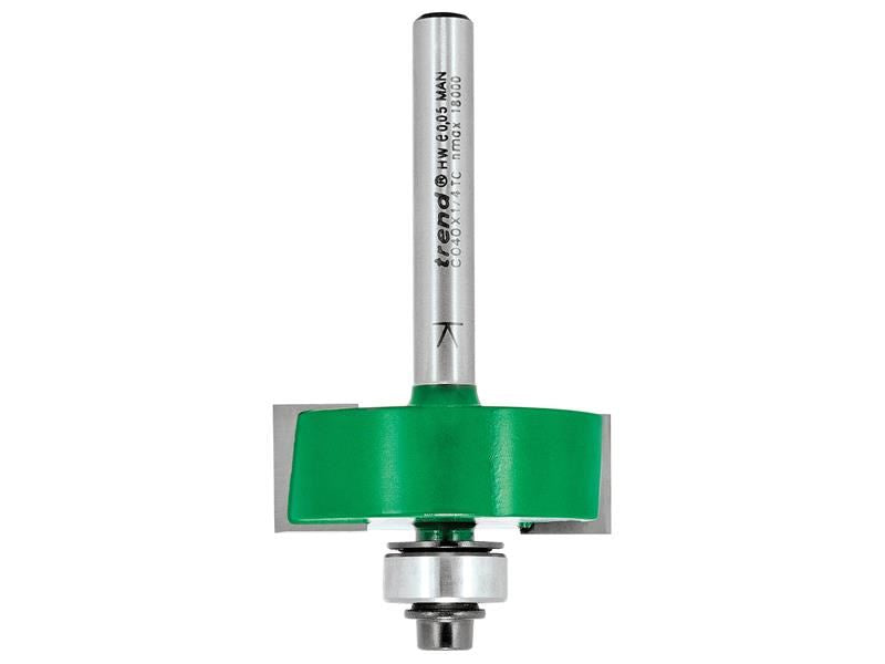 Trend C040 x 1/4 TCT Bearing Guided Rebater 35.0mm Trend - Dynamic Drive