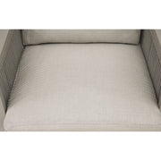 Dellonda Set of 6 Fusion Garden/Patio Dining Chairs with Armrests - Light Grey Dellonda  - Dynamic Drive