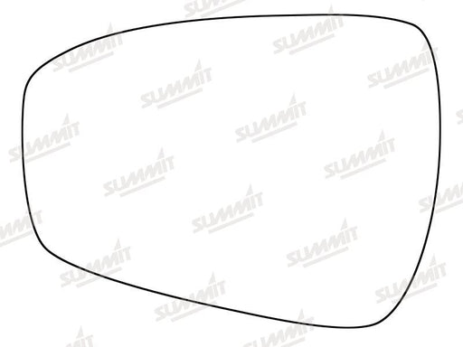 Summit Stick-On Standard Mirror Glass fits Ford Mondeo 12 on LHS Summit - Dynamic Drive