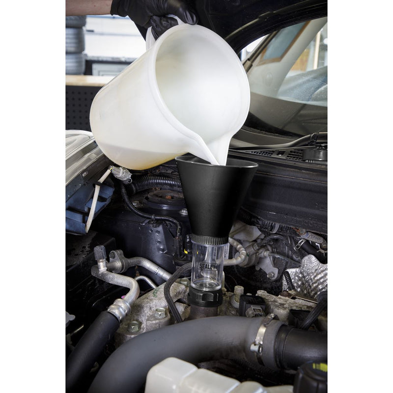 Sealey Engine Oil Funnel Set 4pc Renault & Nissan VS7102 Sealey - Dynamic Drive