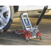 Sealey Trolley Jack 1.5 Tonne Low Profile Aluminium Rocket Lift RJA1550 Sealey - Dynamic Drive