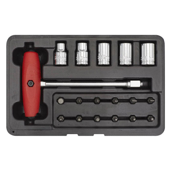 Sealey Socket & JIS Bit Set 18pc SMC31 Sealey - Dynamic Drive