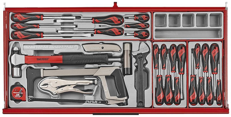 Teng Tools 37" PRO35™ roller cabinet tool kit 663 pieces red Town Tools - Dynamic Drive