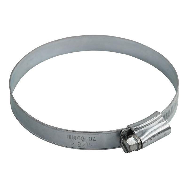 Faithfull 4 Hose Clip - Zinc MSZP 70 - 90mm Faithfull - Dynamic Drive