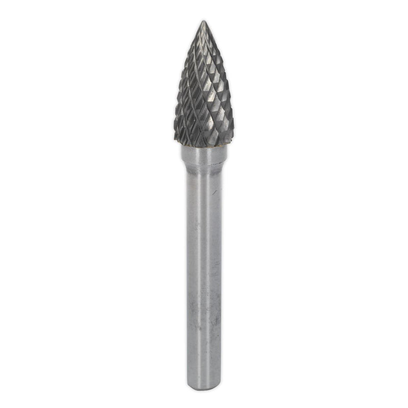 Sealey Tungsten Carbide Rotary Burr Arc Pointed Nose 10mm SDB03 Sealey - Dynamic Drive