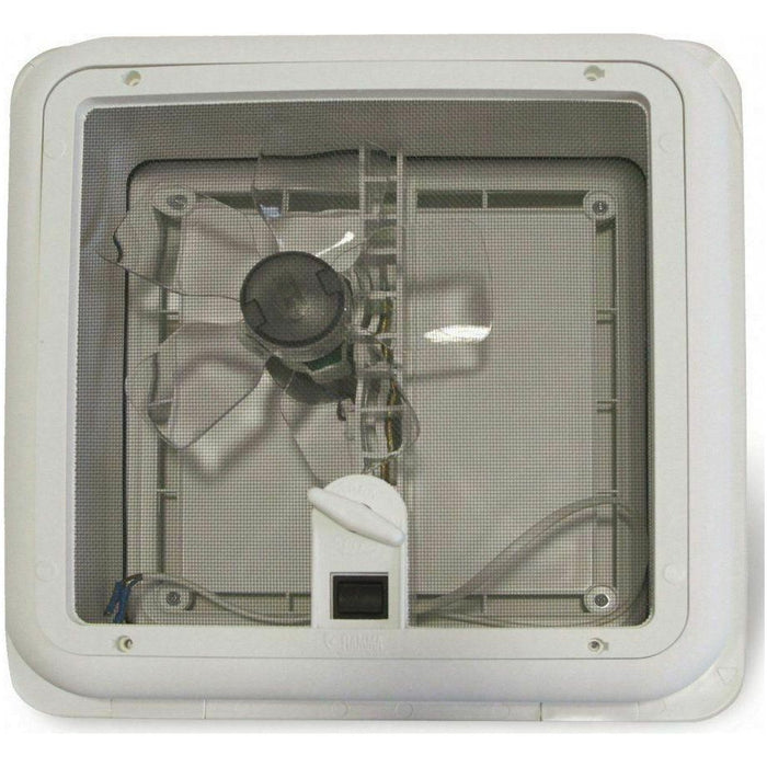 Fiamma Turbo Roof Vent Standard Crystal Motorised Fan 400x400 Motorhome Caravan Fiamma  - Dynamic Drive
