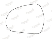 Summit Stick-On Standard Mirror Glass fits Peugeot 207 308 06 on LHS Summit - Dynamic Drive