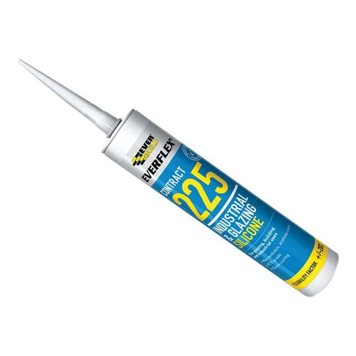 Everbuild Sika Everflex® 225 Industrial & Glazing Silicone Translucent 295ml Everbuild Sika - Dynamic Drive