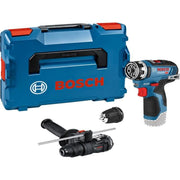 Bosch GSR 12V-35 FC Pro FlexiClick Drill Driver + 2 Attachments 12V Bare Unit Bosch - Dynamic Drive