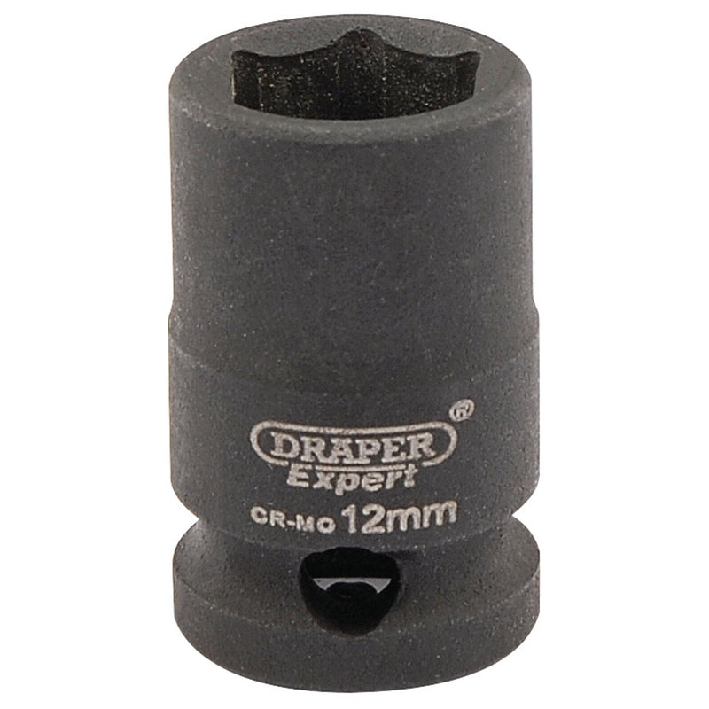 Draper Expert HI-TORQ 6 Point Impact Socket, 3/8" Sq. Dr., 12mm Draper - Dynamic Drive