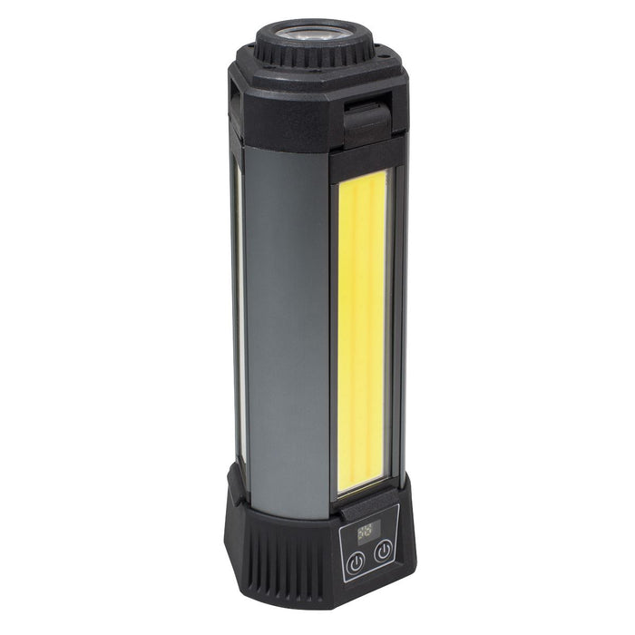 Sealey Rechargeable Flexible Floodlight with Tripod 24W COB LED & 5W SMD LED Sealey - Dynamic Drive
