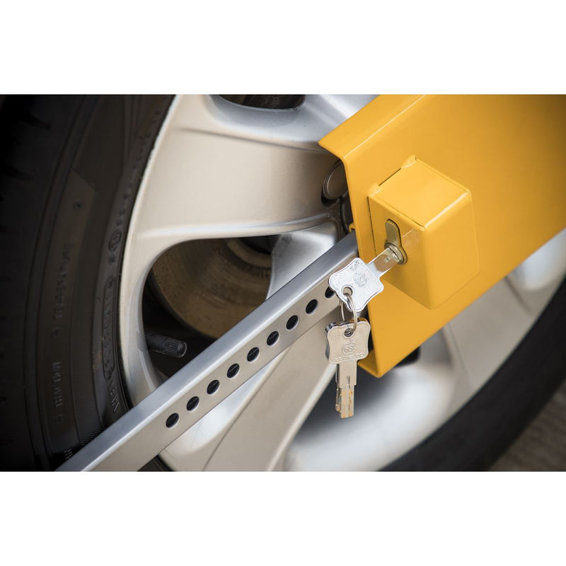 Sealey Wheel Clamp with Lock & Key PB397 Sealey - Dynamic Drive