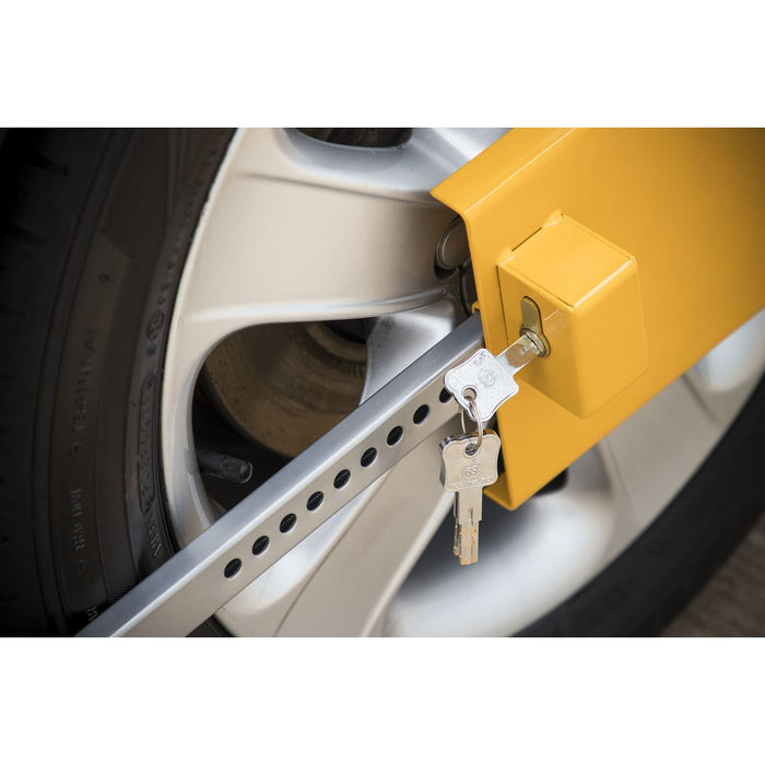 Sealey Wheel Clamp with Lock & Key PB397 Sealey - Dynamic Drive