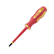 Draper XP1000 VDE Cross Slot Screwdriver, No.2 x 100mm 64432 Draper - Dynamic Drive