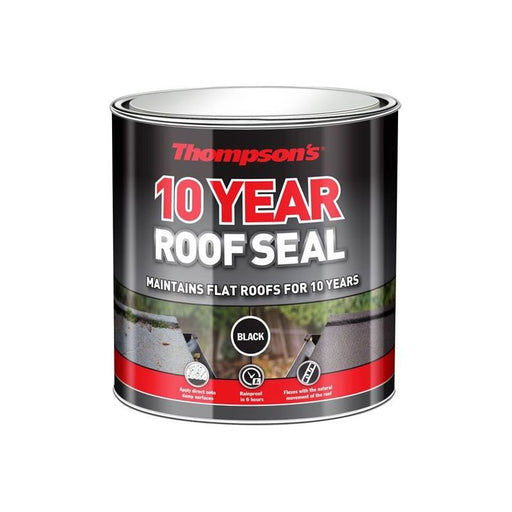 Ronseal Thompson's 10 Year Roof Seal Black 1 litre Ronseal - Dynamic Drive