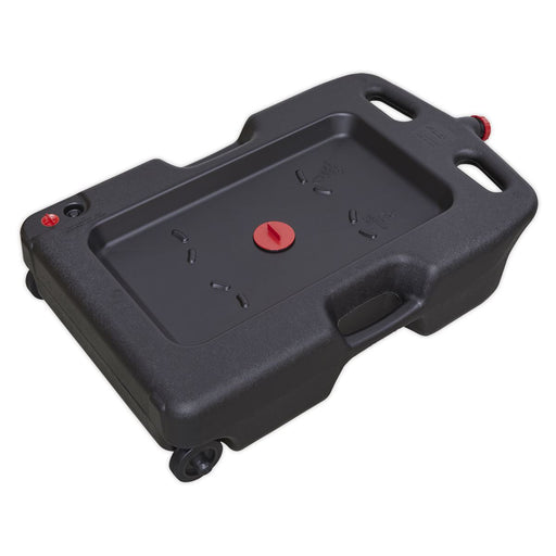 Sealey Oil/Fluid Drain & Recycling Container 54L Wheeled DRP09 Sealey - Dynamic Drive