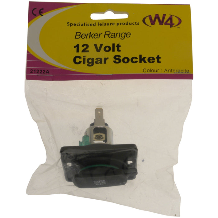 MDS1203 W4 12v Cigar Socket Anthracite 21222A W4 - Dynamic Drive