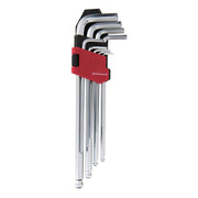 Silverline Expert Hex Key Ball End Set 9pce 1.5 - 10mm Silverline - Dynamic Drive