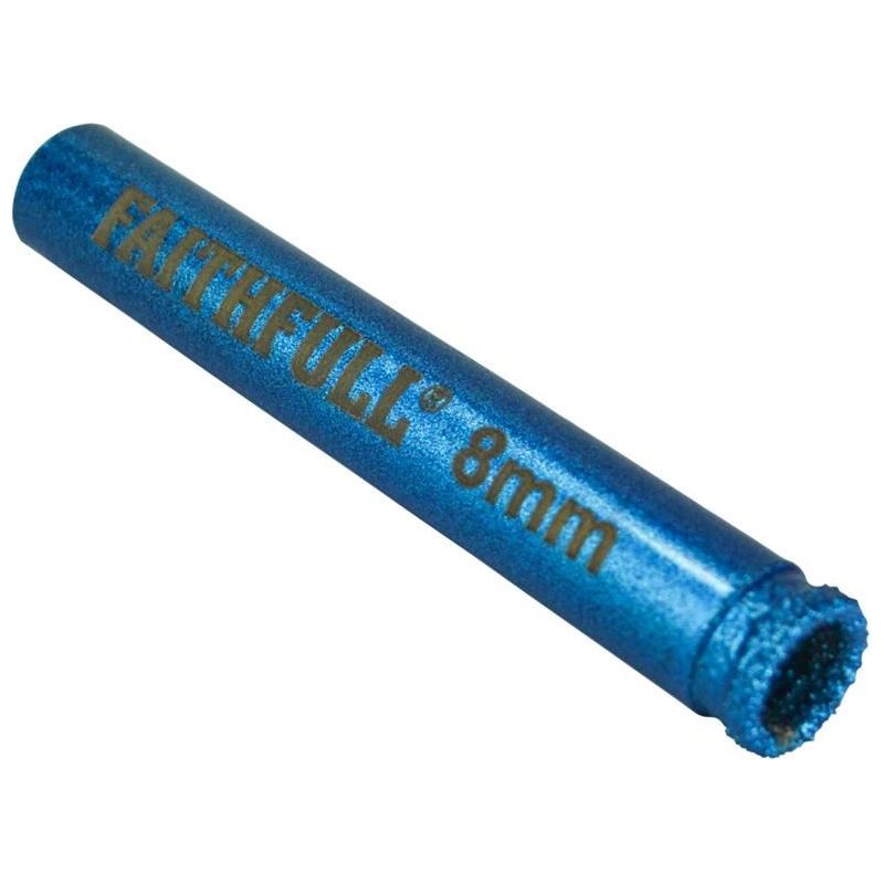 Faithfull Diamond Ceramic Mini Holesaw 8mm Faithfull - Dynamic Drive