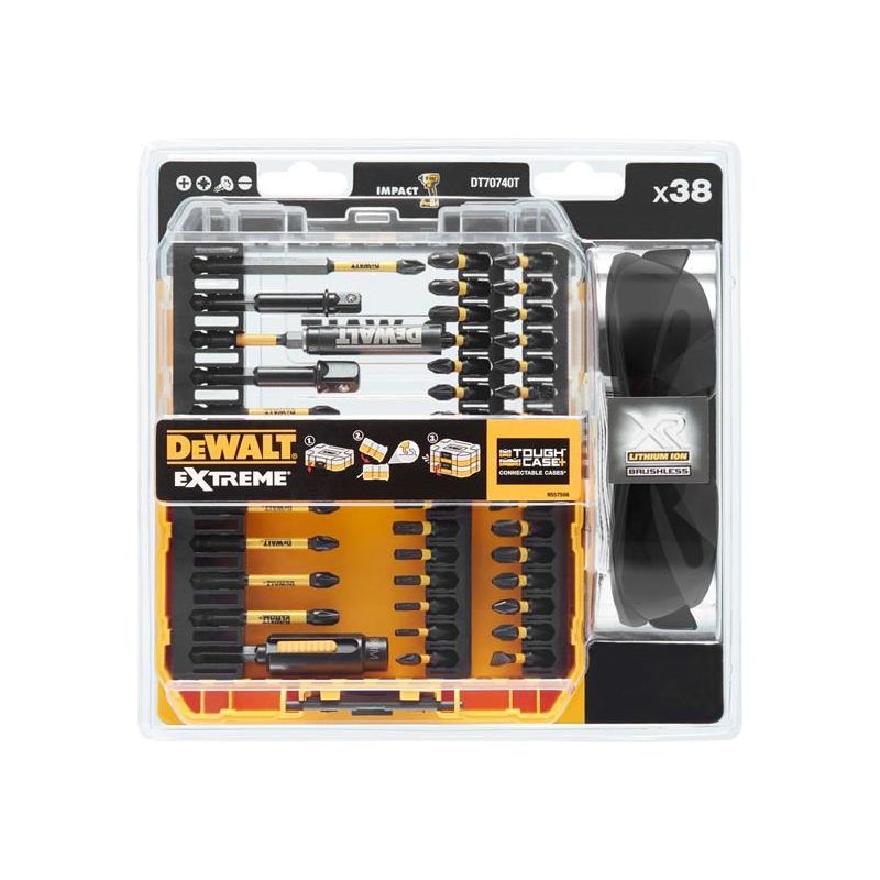 Dewalt Power Tools DT70740T FlexTorq Bit Set, 38 Piece + Safety Glasses DeWALT Power Tools - Dynamic Drive