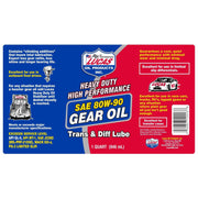 Lucas Oil 80W90 Gear Oil 946Ml 10043 Lucas Oil - Dynamic Drive