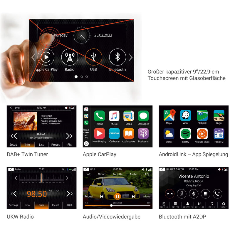 Xzent X-F285 Ford Transit Plus Apple Carplay X-F285 Xzent - Dynamic Drive