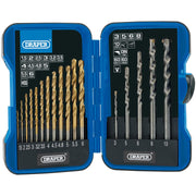 Draper Metric Combined HSS and Masonry Drill Bit Set (17 Piece) 18551 Draper - Dynamic Drive