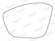 Summit Stick-On Standard Mirror Glass fits Peugeot 208 12 on LHS Summit - Dynamic Drive