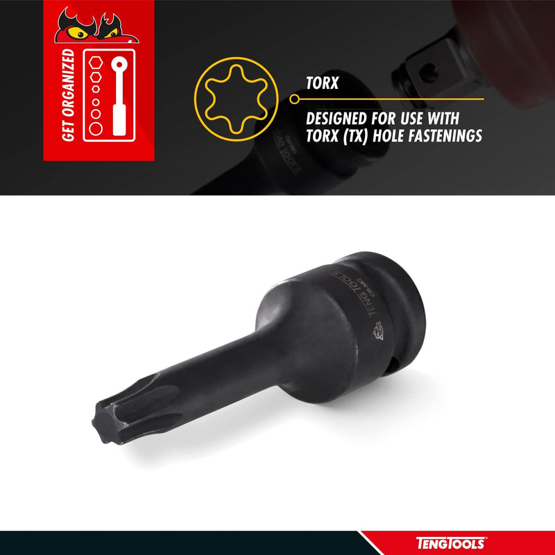 Teng Tools 1/2" TX Impact Socket DIN TX20 Teng Tools - Dynamic Drive