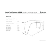 Outwell Lounge Tent Lounge Connector Medium Outwell - Dynamic Drive
