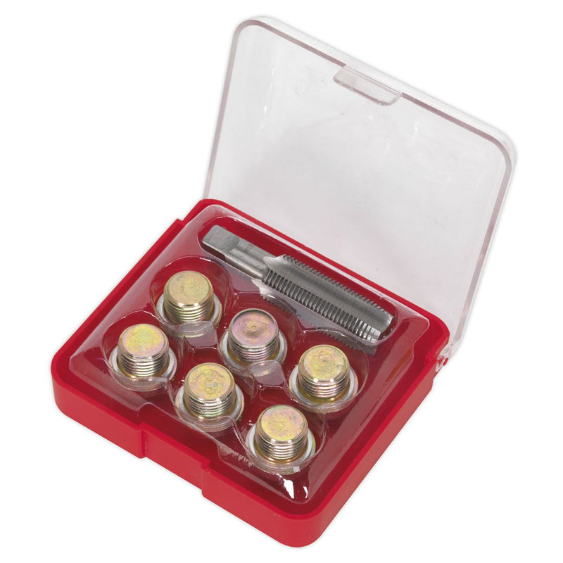 Sealey Oil Drain Plug Thread Repair Set M17 VS617 Sealey - Dynamic Drive