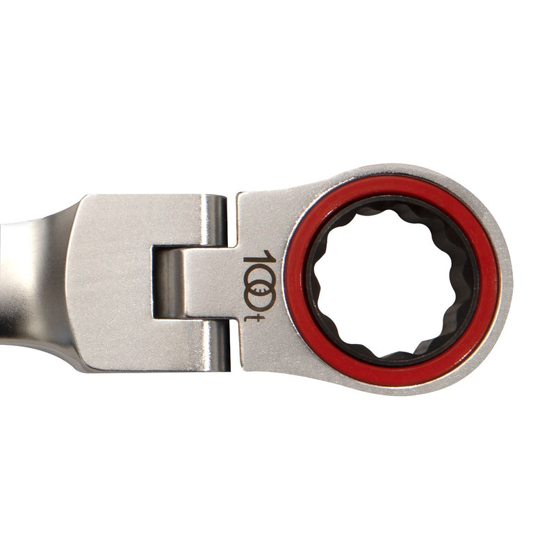 Sealey Flexi-Head Ratchet Combination Spanner Set 12pc Metric Platinum Series Sealey - Dynamic Drive