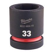 Milwaukee 33mm 1 Impact Socket Std-1Pc New 4932480411 Milwaukee - Dynamic Drive