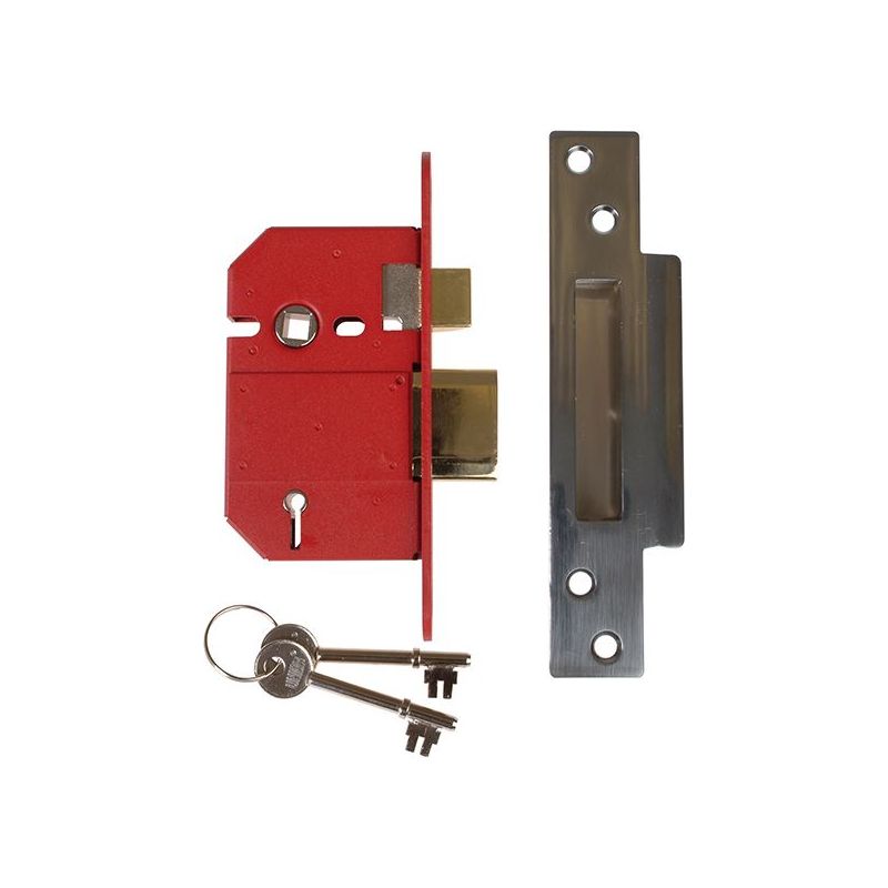 Union StrongBOLT 2200S BS 5 Lever Mortice Sashlock Satin Chrome 68mm Box UNION - Dynamic Drive